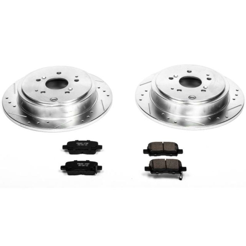PowerStop Power Stop 01-06 Acura MDX Rear Z23 Evolution Sport Brake Kit - Brakes Rotors & Pads