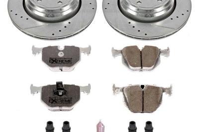 PowerStop Power Stop 01-06 BMW M3 Rear Z26 Street Warrior Brake Kit - Brakes Rotors & Pads