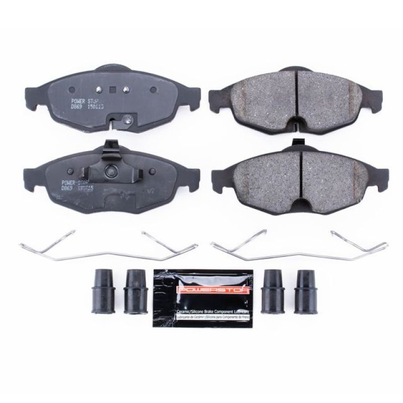 PowerStop Power Stop 01-06 Chrysler Sebring Front Z23 Evolution Sport Brake Pads w/Hardware - Brakes Rotors &
