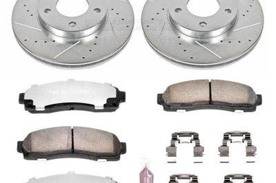 PowerStop Power Stop 01-07 Ford Escape Front Z36 Truck & Tow Brake Kit - Brakes Rotors Pads