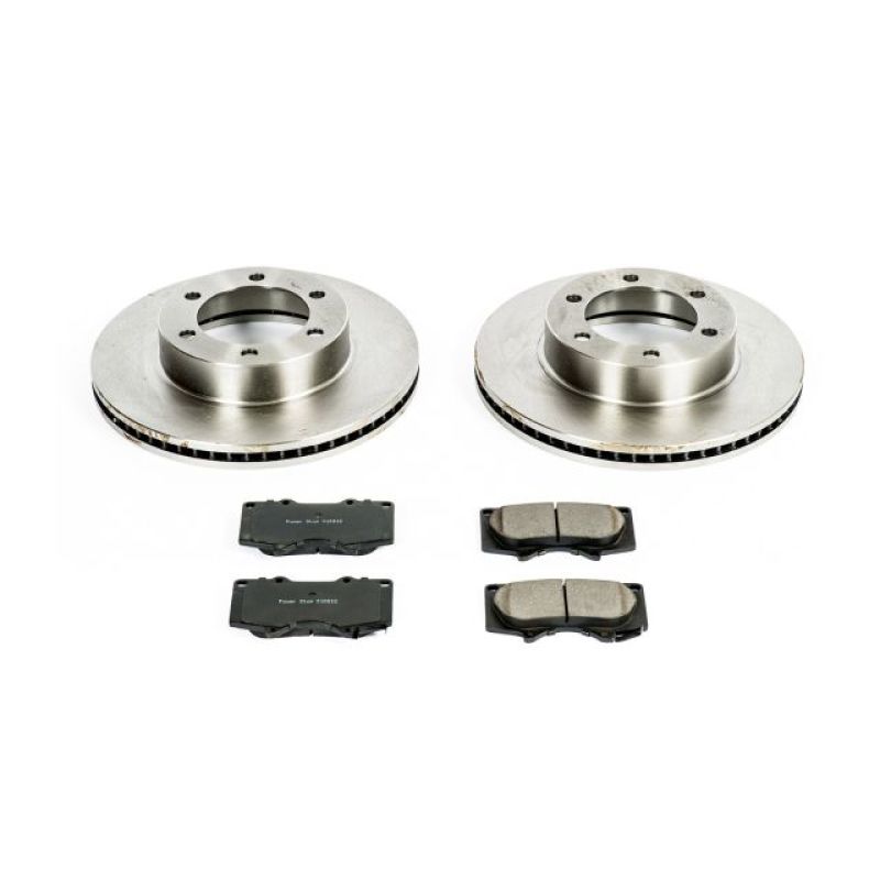 PowerStop Power Stop 01-07 Toyota Sequoia Front Autospecialty Brake Kit - Brakes Rotors & Pads
