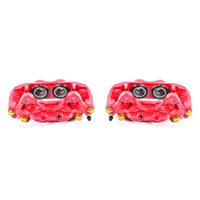 PowerStop Power Stop 01-07 Toyota Sequoia Front Red Calipers w/o Brackets - Pair - Brakes Rotors & Pads