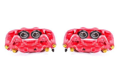 PowerStop Power Stop 01-07 Toyota Sequoia Front Red Calipers w/o Brackets - Pair - Brakes Rotors & Pads