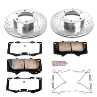 PowerStop Power Stop 01-07 Toyota Sequoia Front Z36 Truck & Tow Brake Kit - Brakes Rotors Pads