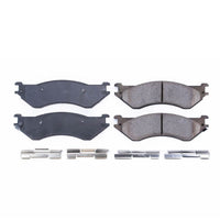 PowerStop Power Stop 01-08 Dodge Ram 2500 Rear Z17 Evolution Ceramic Brake Pads w/Hardware - Brakes Rotors &