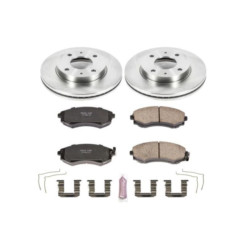 PowerStop Power Stop 02-03 Hyundai Sonata Front Autospecialty Brake Kit - Brakes Rotors & Pads