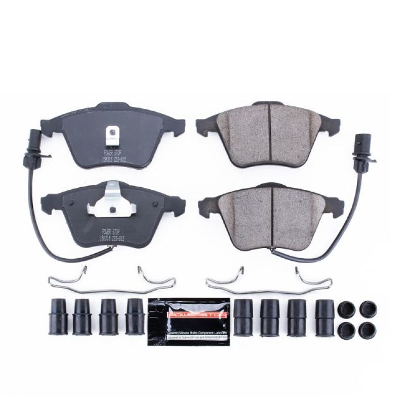 PowerStop Power Stop 02-04 Audi A6 Quattro Front Z23 Evolution Sport Brake Pads w/Hardware - Brakes Rotors &