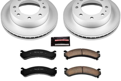 PowerStop Power Stop 02-04 Chevrolet Avalanche 2500 Front Z17 Evolution Geomet Coated Brake Kit - Brakes Rotors & Pads