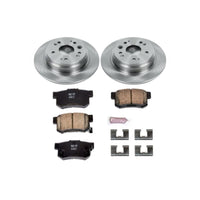 PowerStop Power Stop 02-04 Honda CR-V Rear Autospecialty Brake Kit - Brakes Rotors & Pads