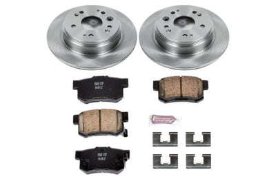 PowerStop Power Stop 02-04 Honda CR-V Rear Autospecialty Brake Kit - Brakes Rotors & Pads