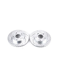 PowerStop Power Stop 02-06 Acura RSX Front Evolution Drilled & Slotted Rotors - Pair - Brakes Pads