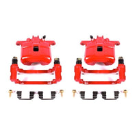 PowerStop Power Stop 02-06 Acura RSX Front Red Calipers w/Brackets - Pair - Brakes Rotors & Pads