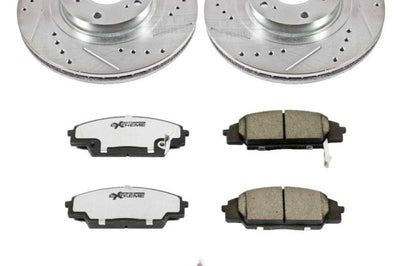 PowerStop Power Stop 02-06 Acura RSX Front Z26 Street Warrior Brake Kit - Brakes Rotors & Pads