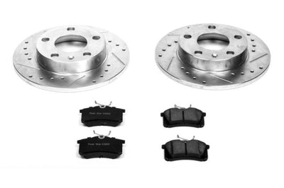 PowerStop Power Stop 02-06 Audi A4 Rear Z23 Evolution Sport Brake Kit - Brakes Rotors & Pads