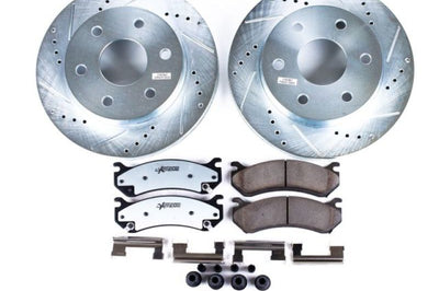 PowerStop Power Stop 02-06 Cadillac Escalade Front Z36 Truck & Tow Brake Kit - Brakes Rotors Pads