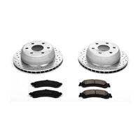 PowerStop Power Stop 02-06 Cadillac Escalade Rear Z23 Evolution Sport Brake Kit - Brakes Rotors & Pads