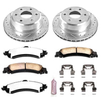 PowerStop Power Stop 02-06 Cadillac Escalade Rear Z36 Truck & Tow Brake Kit - Brakes Rotors Pads