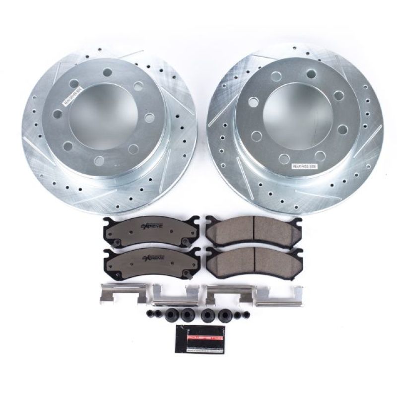 PowerStop Power Stop 02-06 Chevrolet Avalanche 2500 Rear Z36 Truck & Tow Brake Kit - Brakes Rotors Pads