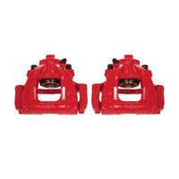 PowerStop Power Stop 02-06 Mini Cooper Front Red Calipers w/Brackets - Pair - Brakes Rotors & Pads