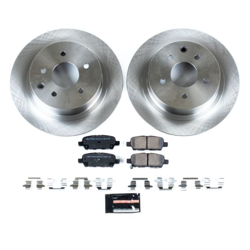 PowerStop Power Stop 02-06 Nissan Altima Rear Autospecialty Brake Kit - Brakes Rotors & Pads