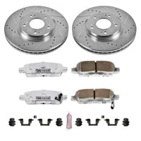 PowerStop Power Stop 02-06 Nissan Altima Rear Z26 Street Warrior Brake Kit - Brakes Rotors & Pads
