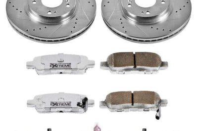 PowerStop Power Stop 02-06 Nissan Altima Rear Z26 Street Warrior Brake Kit - Brakes Rotors & Pads