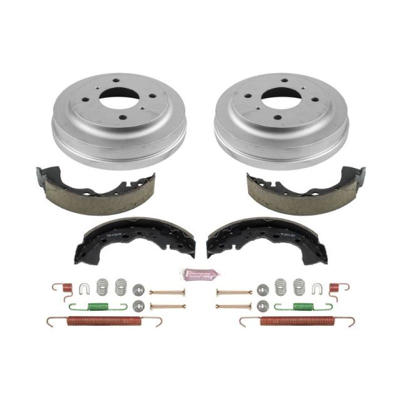 PowerStop Power Stop 02-06 Nissan Sentra Rear Autospecialty Drum Kit - Brakes Rotors & Pads