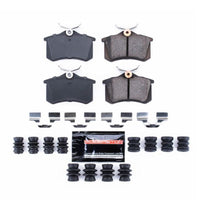 PowerStop Power Stop 03-04 Audi A4 Rear Z23 Evolution Sport Brake Pads w/Hardware - Brakes Rotors &