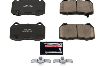 PowerStop Power Stop 03-04 Infiniti G35 Front Z23 Evolution Sport Brake Pads w/Hardware - Brakes Rotors &