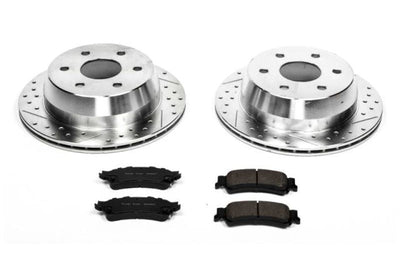 PowerStop Power Stop 03-05 Chevrolet Astro Rear Z23 Evolution Sport Brake Kit - Brakes Rotors & Pads