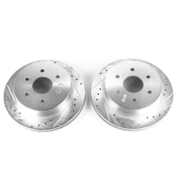 PowerStop Power Stop 03-05 Chevrolet Express 2500 Rear Evolution Drilled & Slotted Rotors - Pair - Brakes Pads