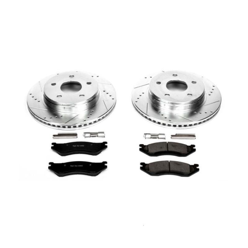 PowerStop Power Stop 03-05 Dodge Ram 1500 Front Z23 Evolution Sport Brake Kit - Brakes Rotors & Pads