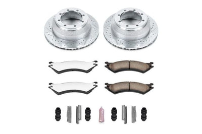 PowerStop Power Stop 03-05 Ford E-350 Club Wagon Rear Z36 Truck & Tow Brake Kit - Brakes Rotors Pads