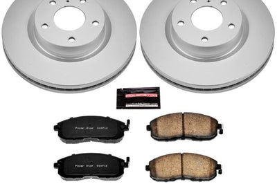 PowerStop Power Stop 03-05 Infiniti G35 Front Z17 Evolution Geomet Coated Brake Kit - Brakes Rotors & Pads