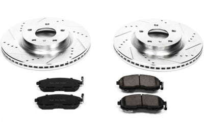 PowerStop Power Stop 03-05 Infiniti G35 Front Z23 Evolution Sport Brake Kit - Brakes Rotors & Pads