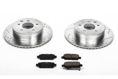 PowerStop Power Stop 03-05 Infiniti G35 Rear Z23 Evolution Sport Brake Kit - Brakes Rotors & Pads