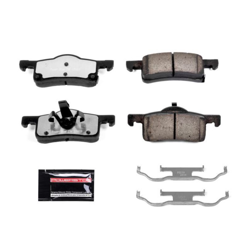 PowerStop Power Stop 03-06 Ford Expedition Rear Z36 Truck & Tow Brake Pads w/Hardware - Brakes Rotors