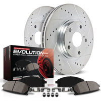 PowerStop Power Stop 03-06 Mitsubishi Lancer Rear Z23 Evolution Sport Brake Kit - Brakes Rotors & Pads