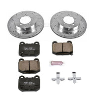 PowerStop Power Stop 03-06 Mitsubishi Lancer Rear Z23 Evolution Sport Brake Kit - Brakes Rotors & Pads