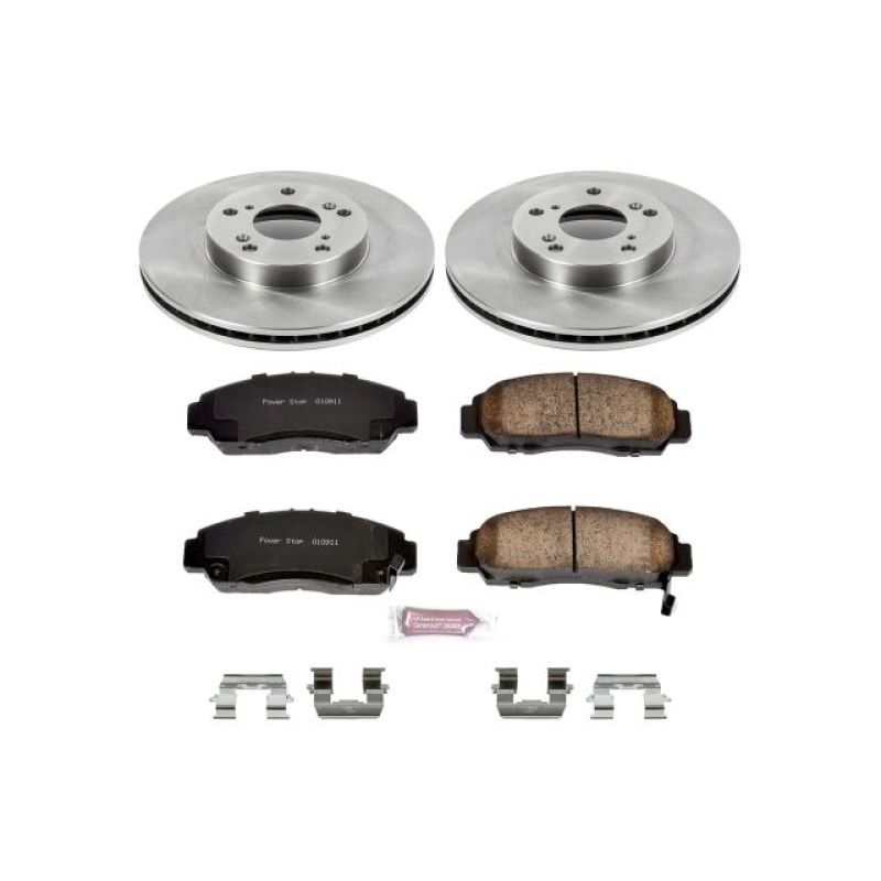 PowerStop Power Stop 03-07 Honda Accord Front Autospecialty Brake Kit - Brakes Rotors & Pads
