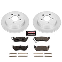 PowerStop Power Stop 03-07 Jeep Liberty Rear Z17 Evolution Geomet Coated Brake Kit - Brakes Rotors & Pads