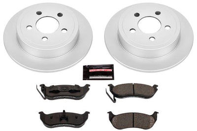 PowerStop Power Stop 03-07 Jeep Liberty Rear Z17 Evolution Geomet Coated Brake Kit - Brakes Rotors & Pads