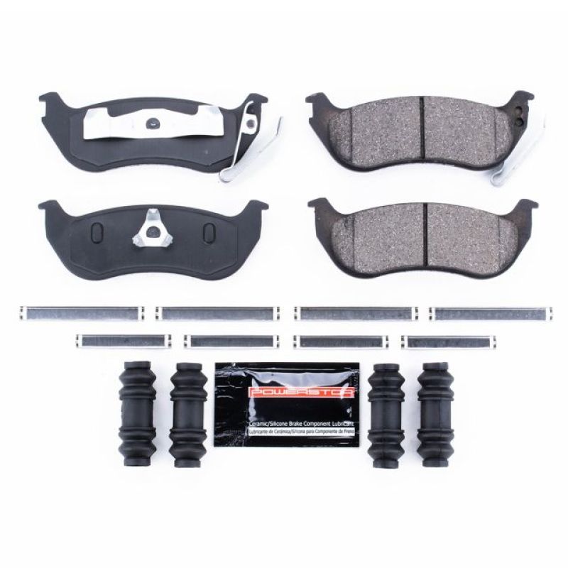 PowerStop Power Stop 03-07 Jeep Liberty Rear Z23 Evolution Sport Brake Pads w/Hardware - Brakes Rotors &