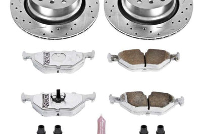 PowerStop Power Stop 03-08 BMW Z4 Rear Z26 Street Warrior Brake Kit - Brakes Rotors & Pads