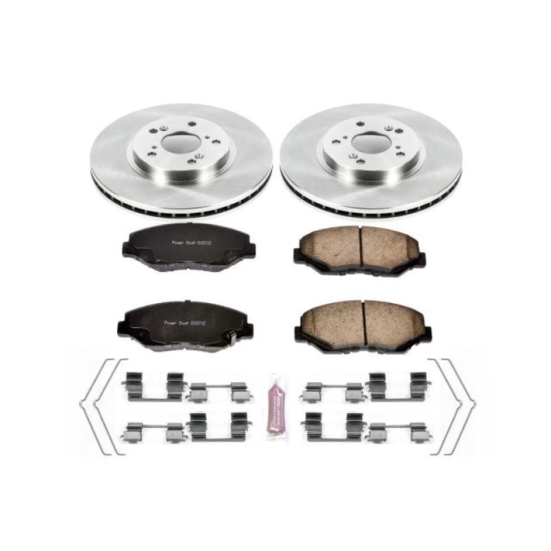 PowerStop Power Stop 03-08 Honda Pilot Front Autospecialty Brake Kit - Brakes Rotors & Pads