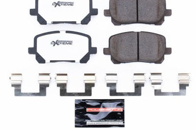 PowerStop Power Stop 03-08 Pontiac Vibe Front Z26 Extreme Street Brake Pads w/Hardware - Brakes Rotors &
