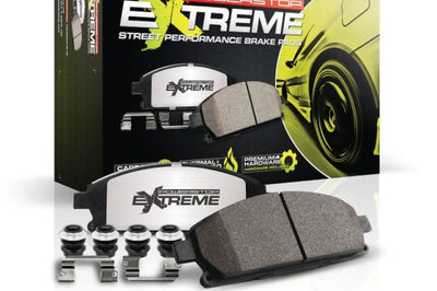 PowerStop Power Stop 03-08 Pontiac Vibe Front Z26 Extreme Street Brake Pads w/Hardware - Brakes Rotors &