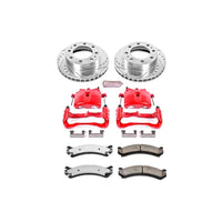 PowerStop Power Stop 03-09 Hummer H2 Front Z36 Truck & Tow Kit w/Cals - Brakes Rotors Pads