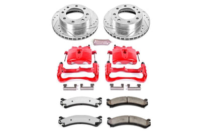 PowerStop Power Stop 03-09 Hummer H2 Front Z36 Truck & Tow Kit w/Cals - Brakes Rotors Pads