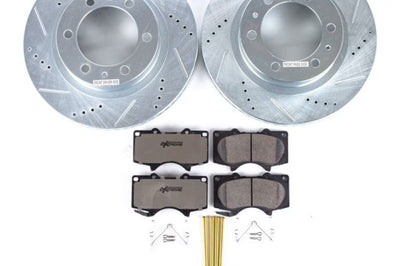 PowerStop Power Stop 03-09 Toyota 4Runner Front Z36 Truck & Tow Brake Kit - Brakes Rotors Pads